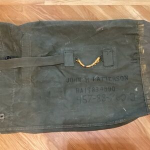 Vintage Military Duffle Bag